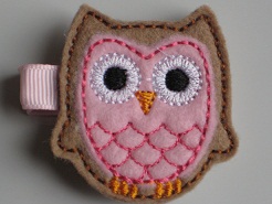 Pink and Light Brown Owl