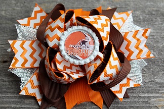 Cleveland Browns Hair Bow